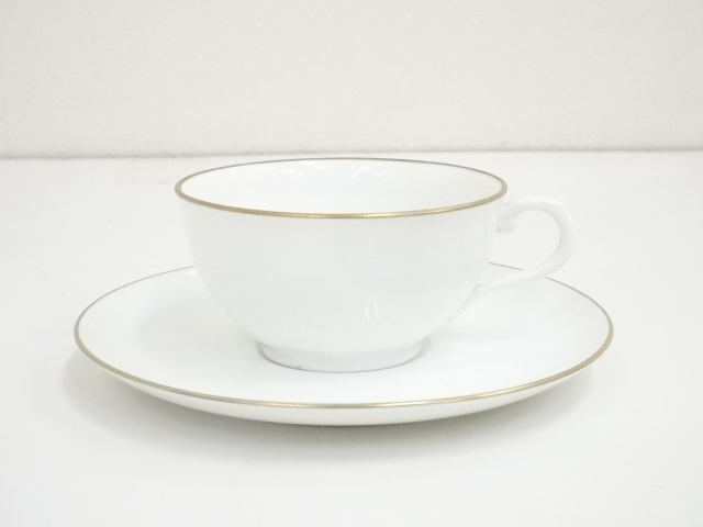 JAPANESE PORCELAIN PLATE CUP & SAUCER SET BY OKURA 